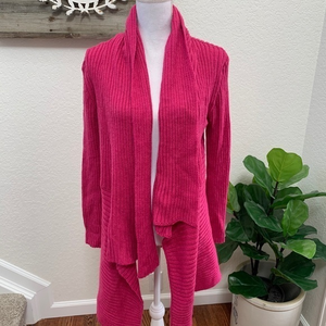 Alpaca‎ warehouse pink cardigan draped sweater
